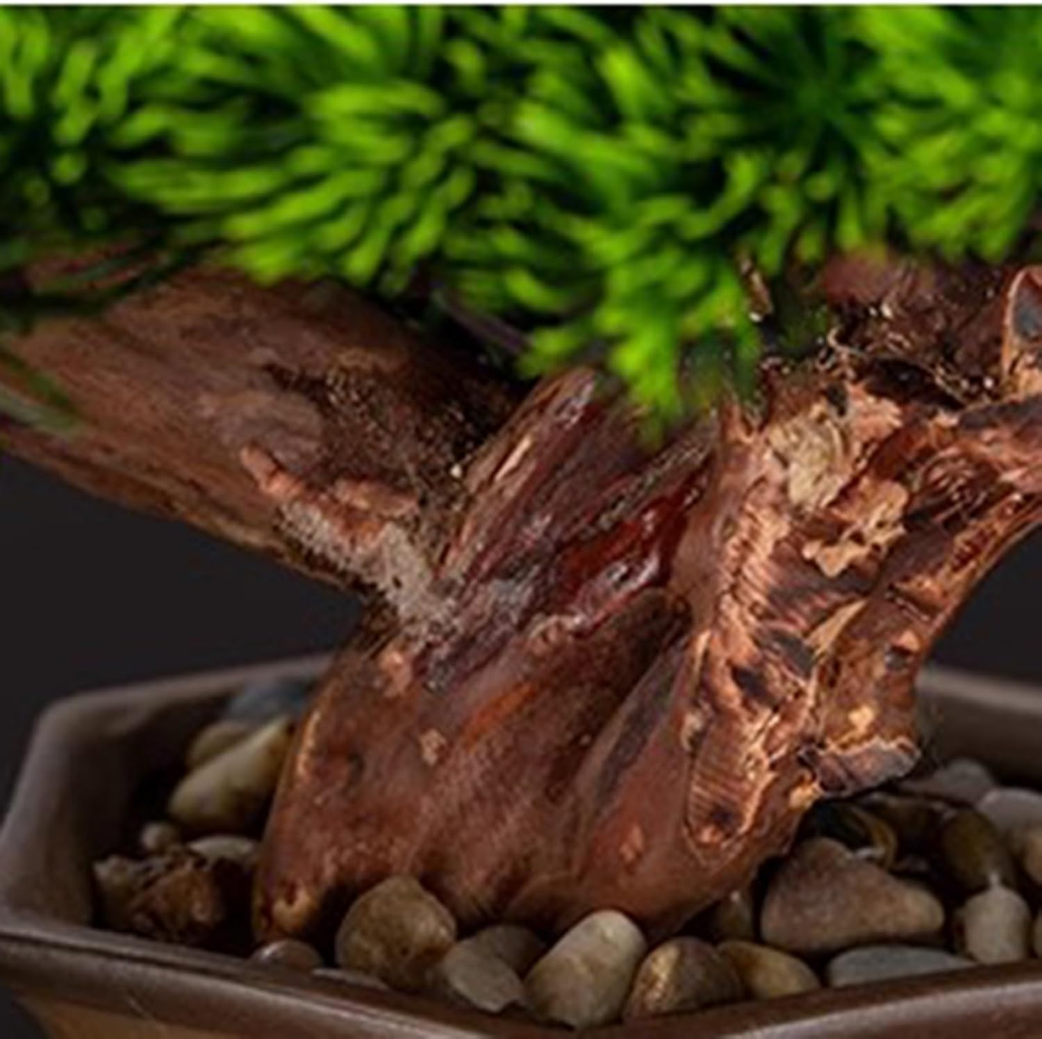 artificial tree Artificial Bonsai Simulation Pine Tree Bonsai Plant Decorations Entrance and Living Room Decoration Decorations artificial plants indoor(A)