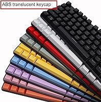 Vista 7 de Juego de 104 teclas mecánicas retroiluminadas para juegos, retroiluminación ABS resistentes al desgaste, accesorios de teclado de repuesto