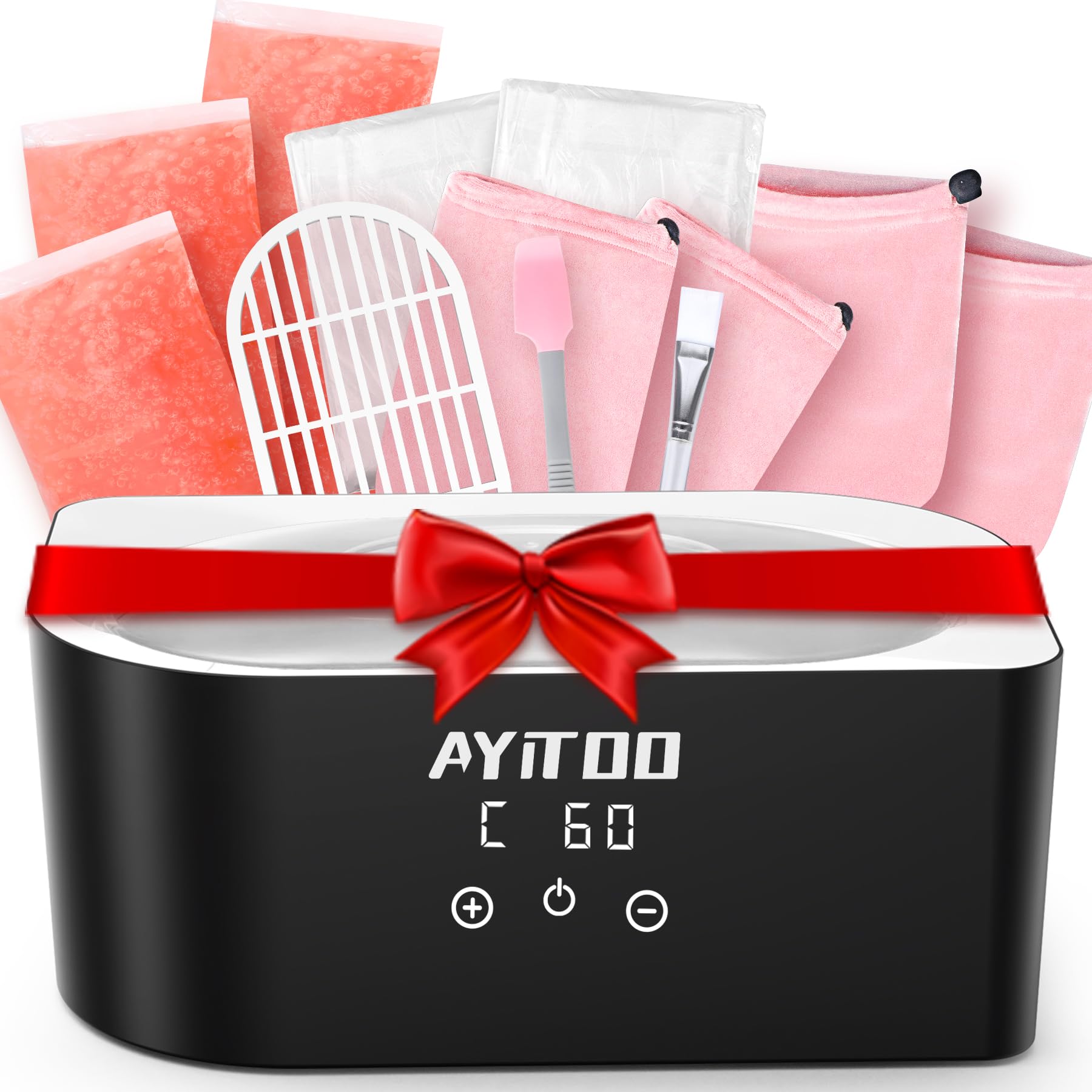 4L LED Bagno di Paraffina per Mani e Piedi con Accessori 1350g Cera, Bagno di Cera Elettrica con Cera di Paraffina con Tempo di prenotazione,Bagno di Cera di Paraffina Mani 200W