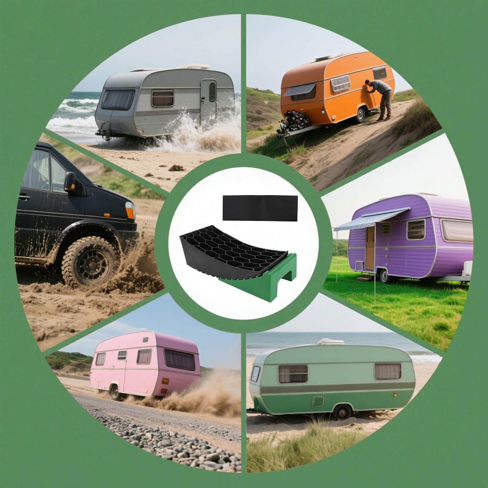 Bloques de Nivelación para Autocaravanas Accesorios Para Caravanas