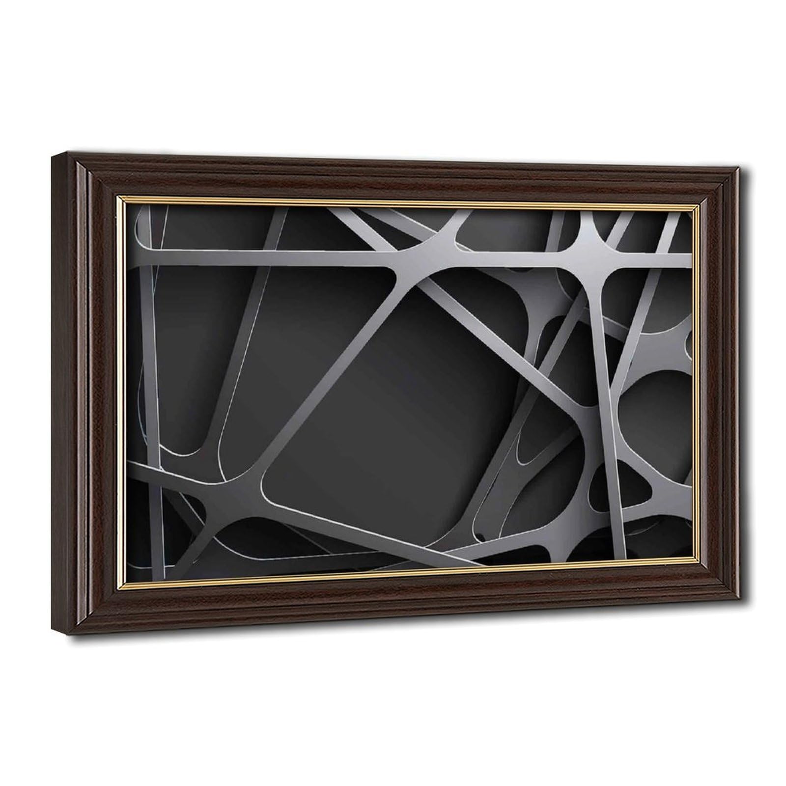 Bareronor Abstract Metal Poster Canvas Poster Bedroom Decor Landscape Office Room Decor Gift 24" L X 36" W