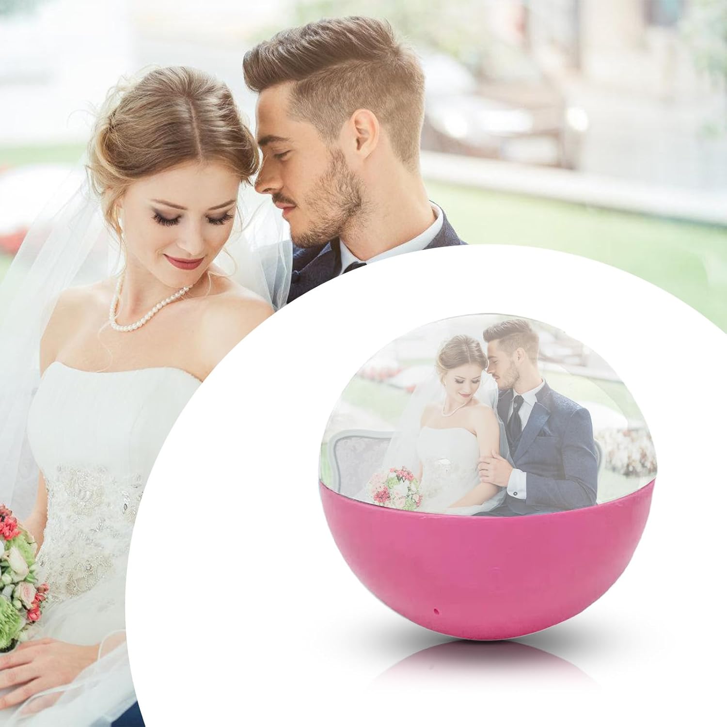 3D クリスタルボールビデオプレーヤー表示カスタマイズ可能なビデオガラスボール電子スクリーンギフトカップルペットや記憶に最適 - AliExpress  44 ビデオ水晶球, 6.9cm メモリ ビデオ ボール, デジタル 光る ディスプレイ オーブ, 記念日、誕生日、結婚式、子供向け、クリ