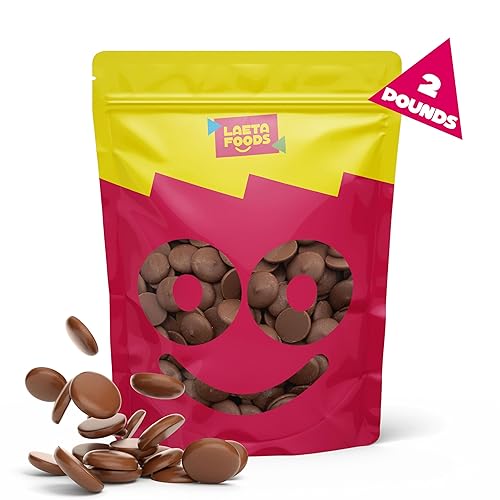 Miniatura 9 de Merckens - Obleas de chocolate con leche para derretir dulces para hornear (bolsa de 2.5 libras)