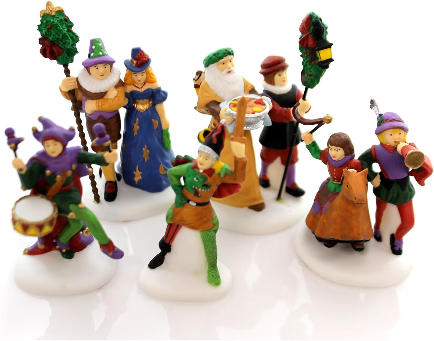 Department 56 Accessory HERE WE COME A-WASSAILING Porcelain Dicken Village 58410