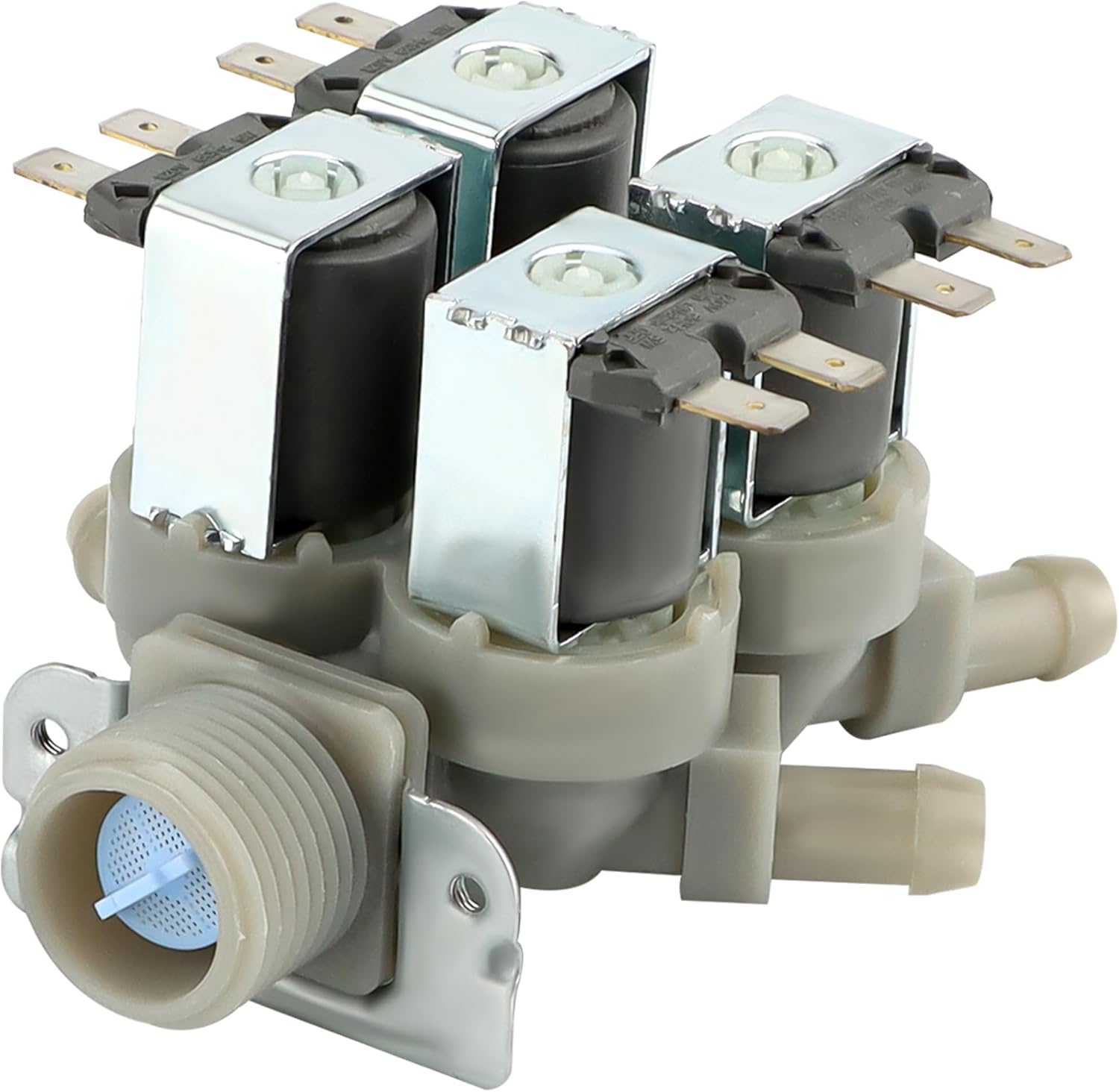 5220FR2008F Washer Inlet Water Valve 𝐎𝐄𝐌 for LG Kenmore Front Load Washing Machine wm3997hwa | Cold Water lnlet Valve Parts - Replaces 5220FR2008L 5221ER1002B AP4445613 1268512
