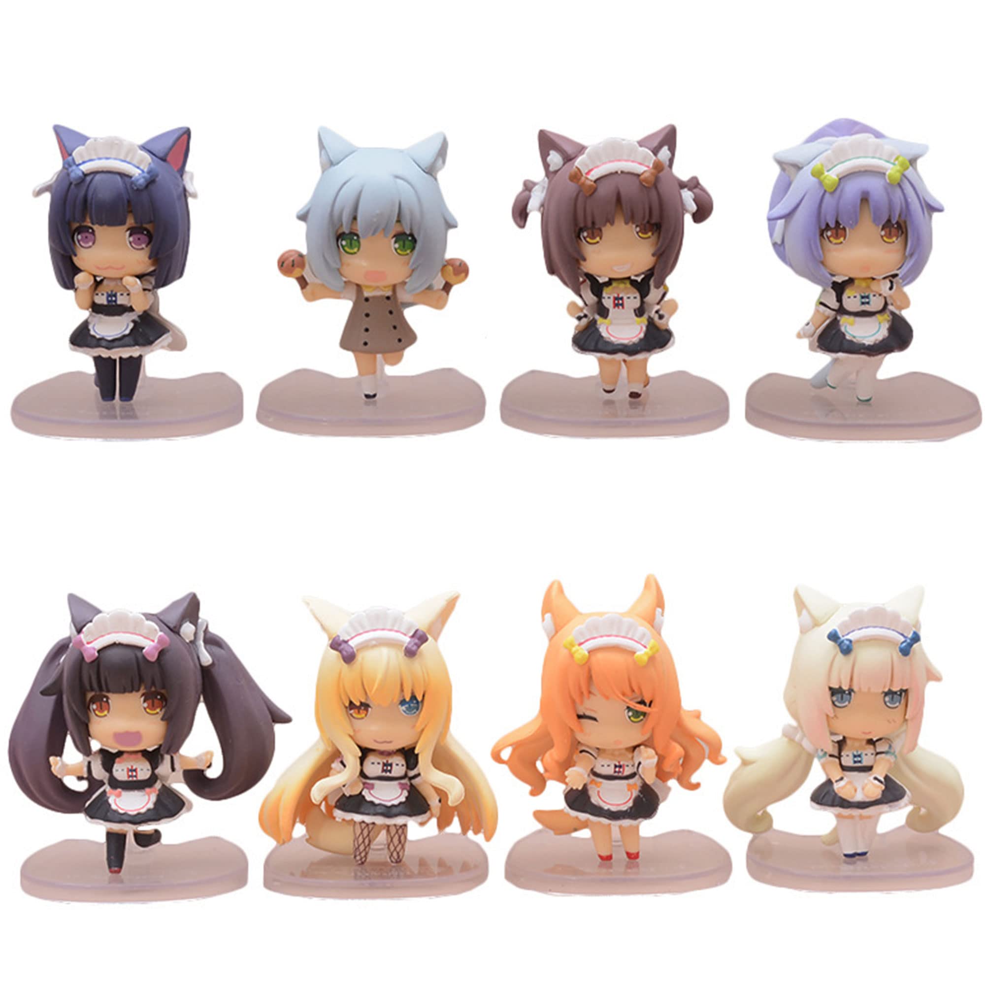 Nekopara Figuren Chocola & Vanille – 18 Cm Anime-Figuren, PVC, Sammler-Deko