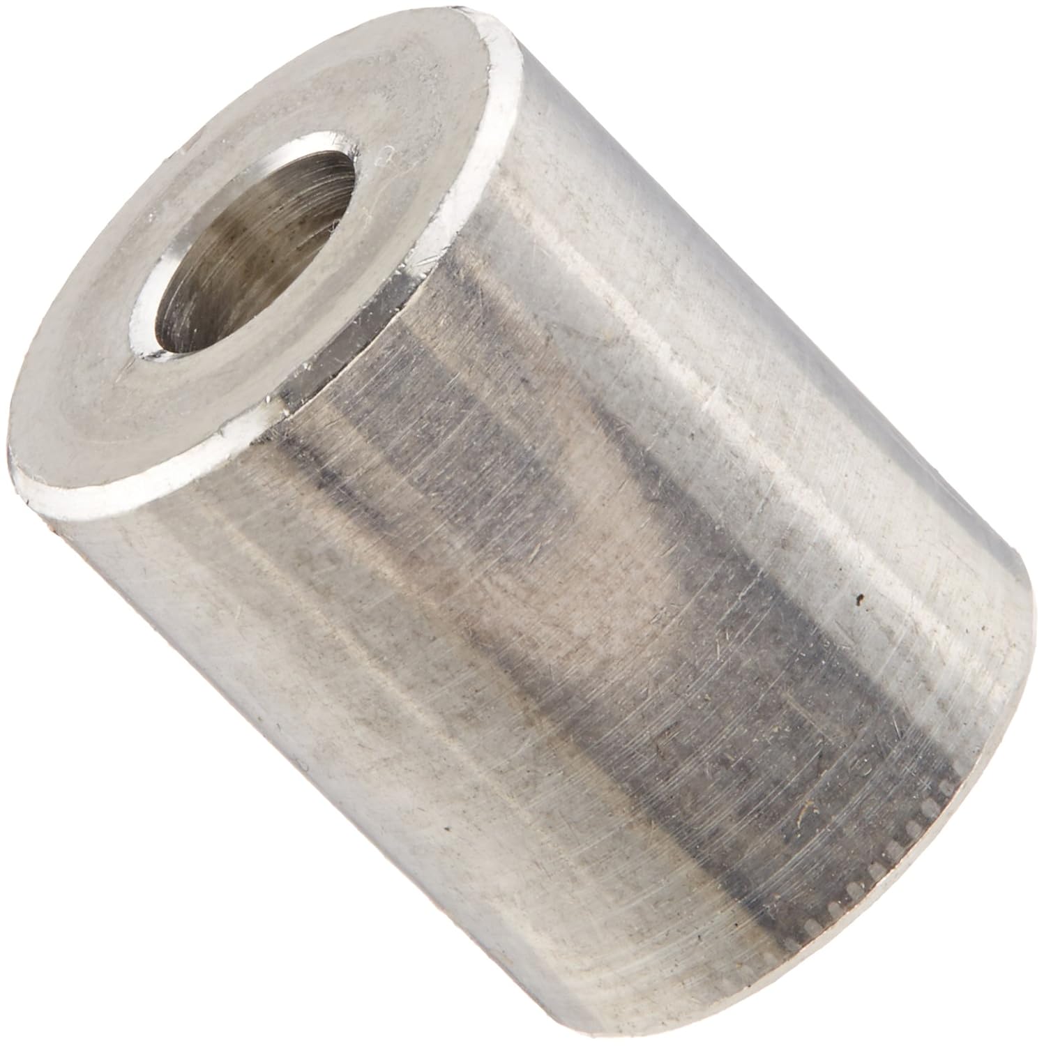 Small Parts 501010RSA Round Spacer, Aluminum, Plain Finish, #10 Screw Size, 1/2" OD, 0.192" ID, 5/8" Length (Pack of 5)