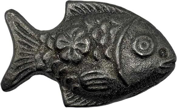3 Inch Iron Fish for Cooking, Pure Iron Cooking Tool, Stomach-Friendly, Ideal for Families, Anemia, Vegans & Pregnancy