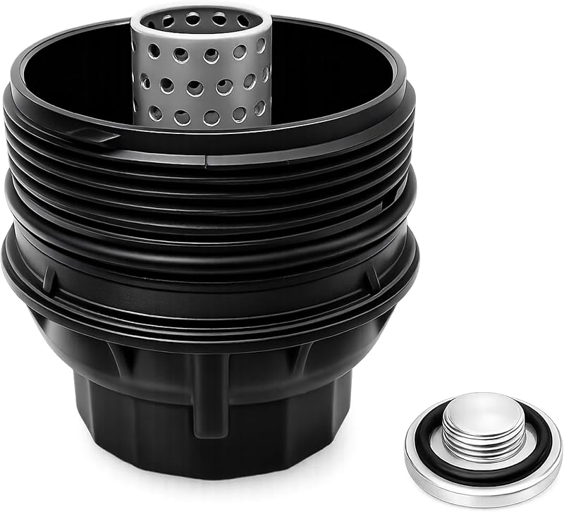 Tampa do alojamento do filtro de óleo OXCANO para Toyota Camry, Tacoma e outros modelos – 1 unidade