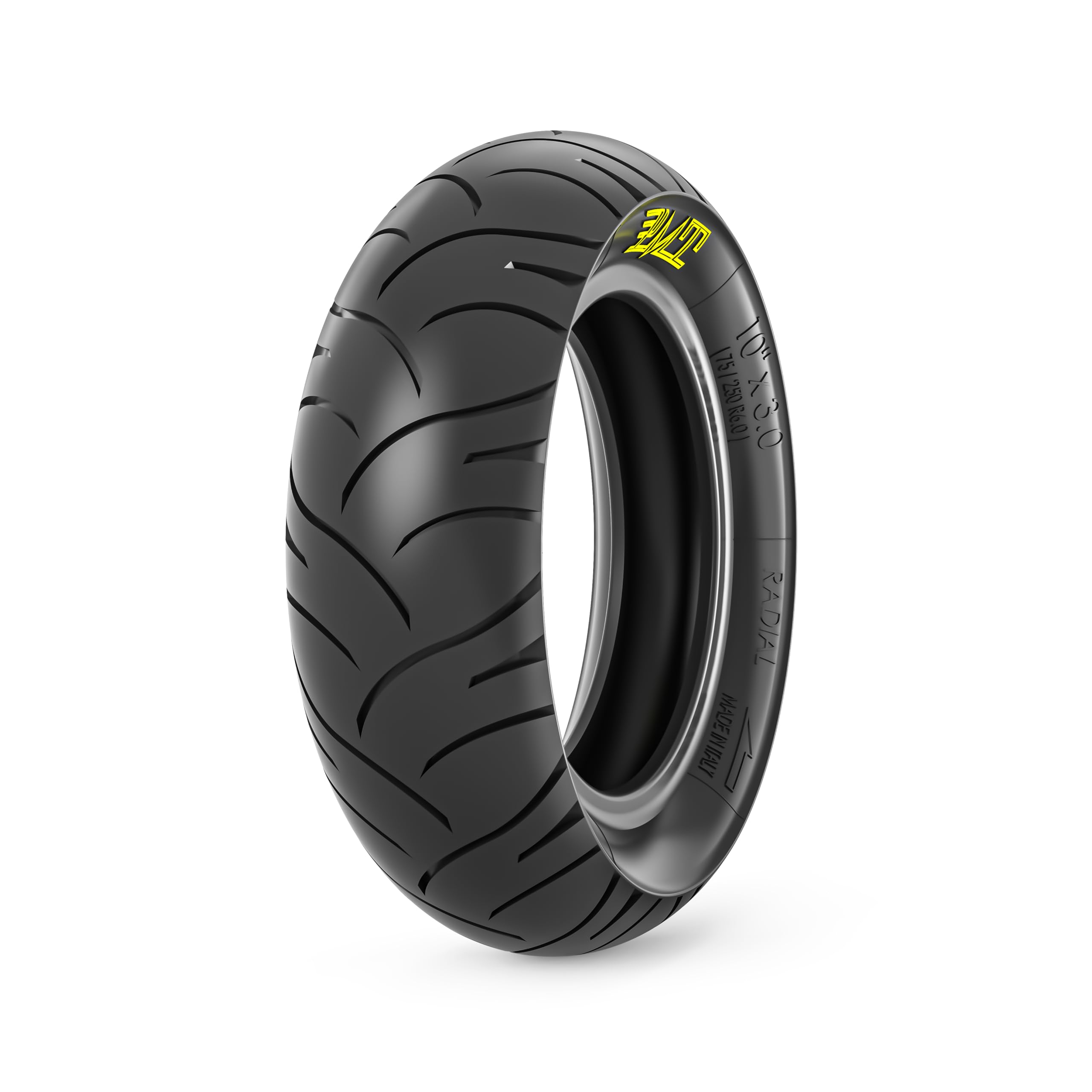 PMT e-Fire - Pneumatico Radiale per Monopattino Elettrico 10x3,0 6" | Grip Racing, Made in Italy, Alta Durata