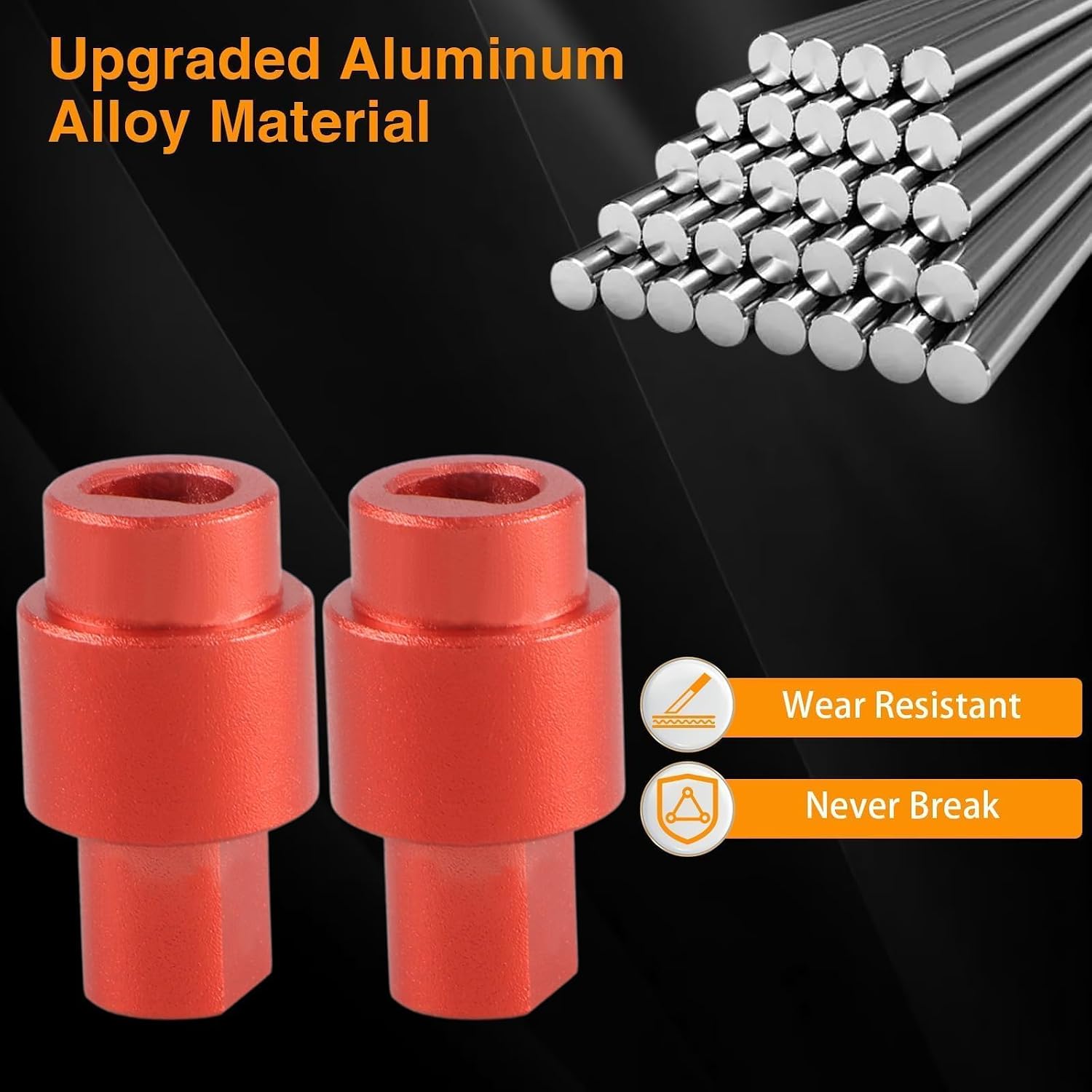 2 PCS Upgraded Aluminum Alloy Temperature Door Servo Couplings Compatible with Dodge Ram 1500 1999 2000 2001, Dodge Ram 2500 3500 1999-2002 Replace#: 5012923AB 05012923AB