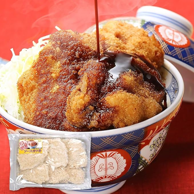 【甲羅組】ソースカツ丼セット福井(ロースカツ6枚+タレ2個)名物 ソースカツ カツ丼 カツ 丼 惣菜 豚 豚肉 ご当地 お取り寄せ 名物 揚げ物 トンカツ チキンカツ (ソースカツ丼セット(ロースカツ))