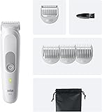 Braun Series 3 Body Groomer for Men, Pubic & Body Hair Trimmer, Waterproof Electric Ball Trimmer & Male Shaver for Sensitive Areas, SkinGuard Grooming Kit with 6 Tools, 80 Min Runtime, BG3575 Grey - 7