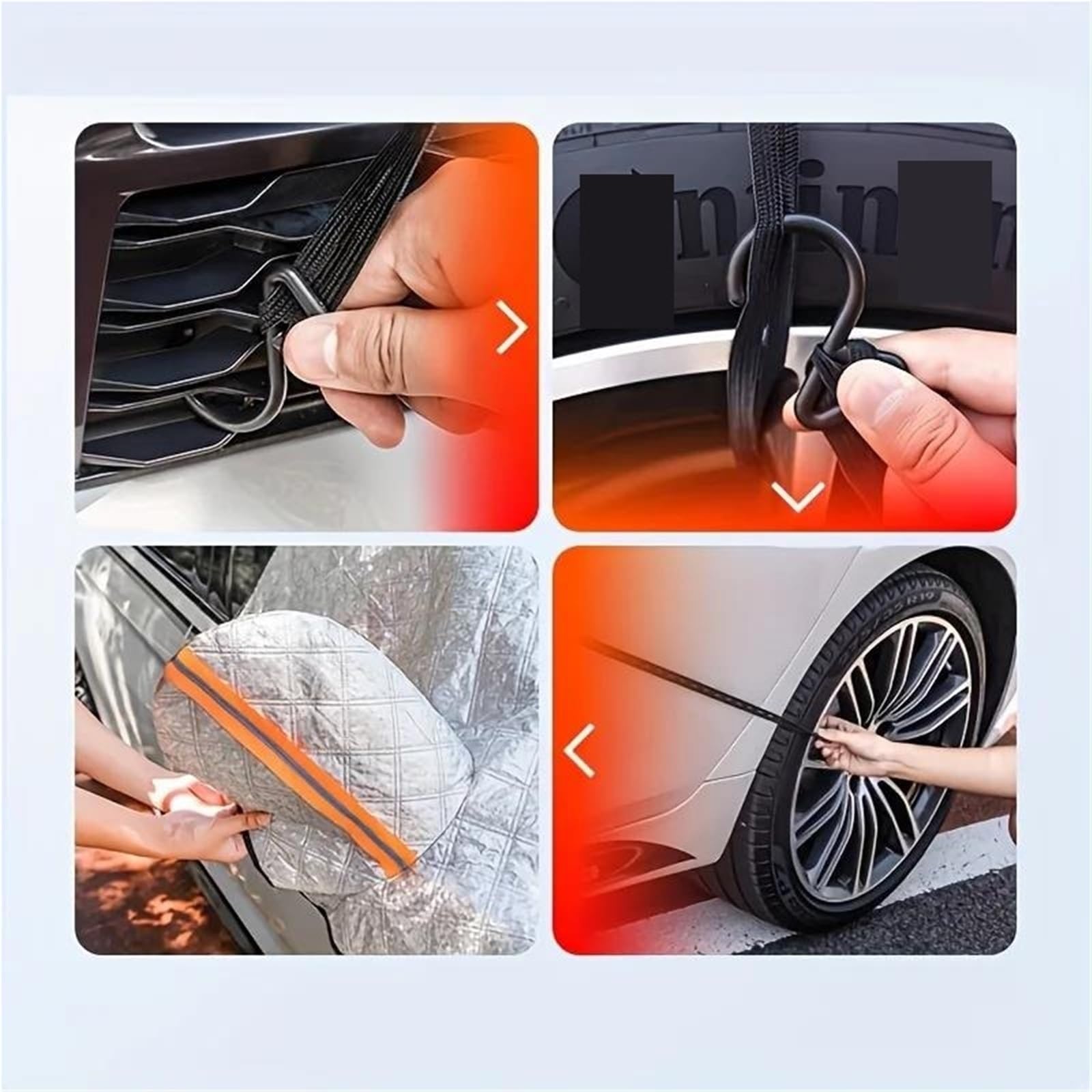 Copertura per Parabrezza Auto Coperture per Parabrezza di Protezione Invernale per Auto
