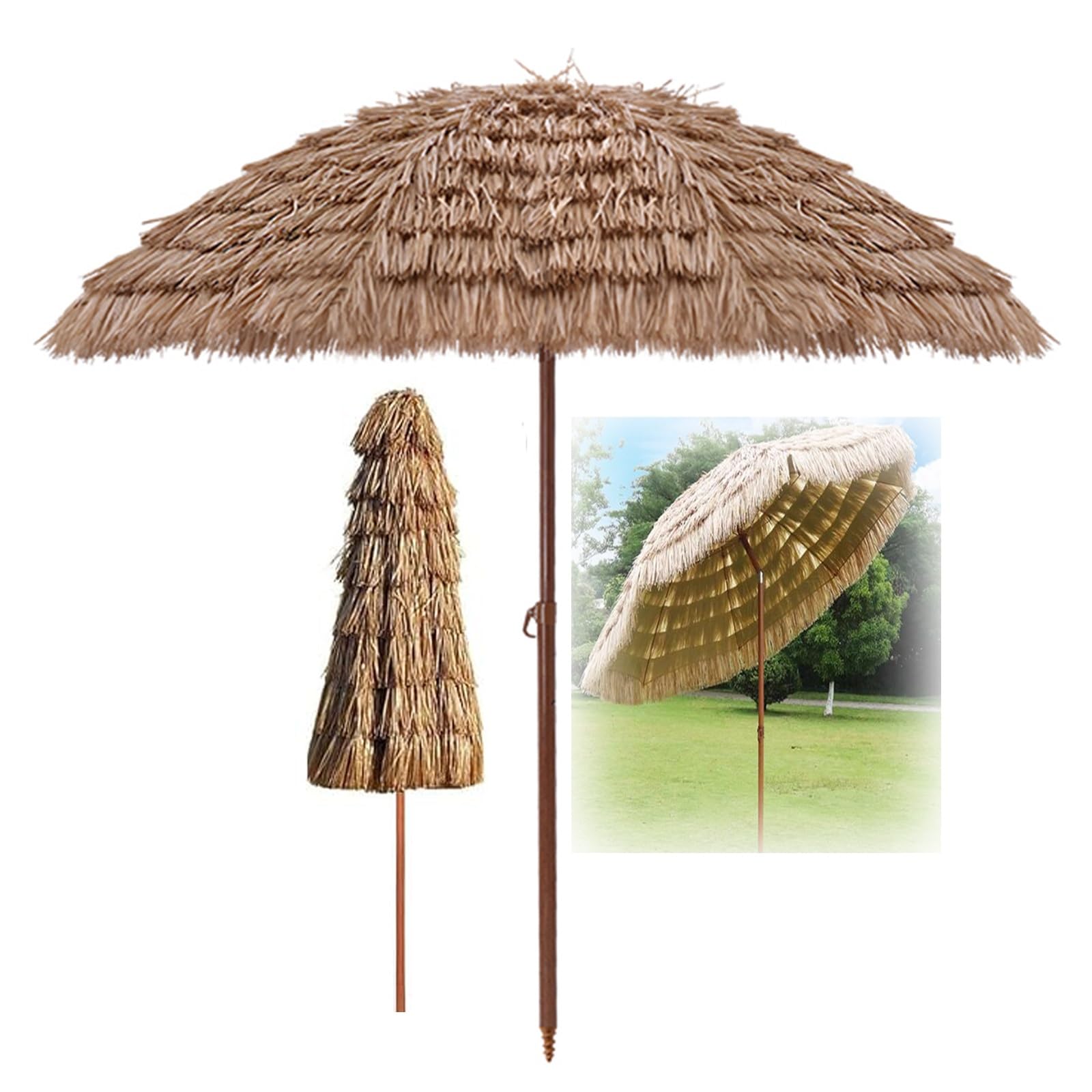 Beach parasols, Hawai Tropical Patio Parasol(200cm)