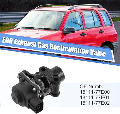 Miniatura 2 de X AUTOHAUX Válvula de recirculación de gases de escape EGR para Chevrolet Tracker 1999-2004 para Suzuki Vitara Aerio Esteem Grand XL-7 Sidekick L4