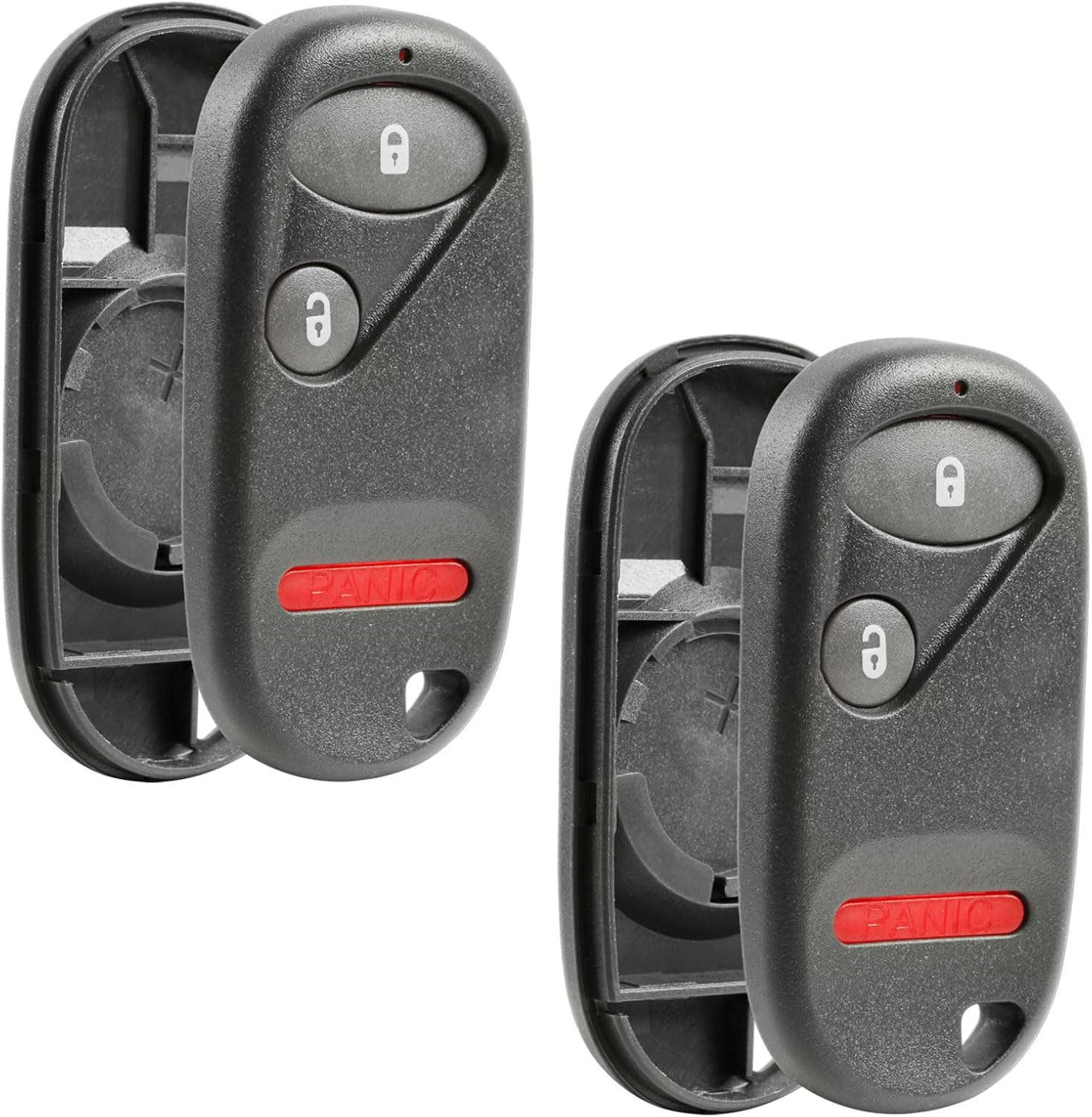 2X Fits Remote Key Fob Shell Case Replacement for Honda Civic Pilot (NHVWB1U521, NHVWB1U523)