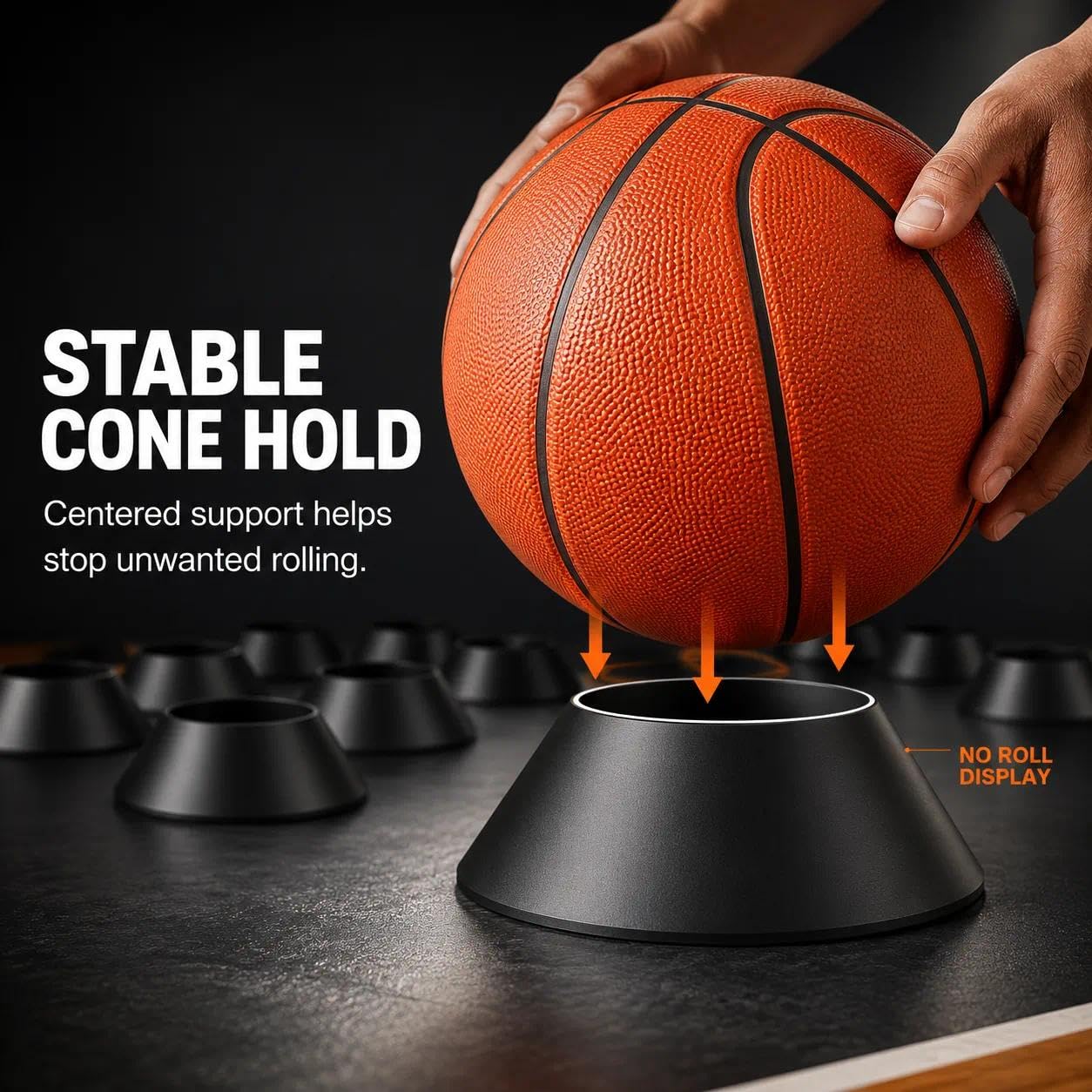 Supporto per Pallone da Calcio, Basket, Pallavolo - 10 Pezzi Souvenir