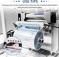 Vista 8 de YUCHENGTECH Barra de aire ionizante de 11.8 in, barra ionizadora antiestática, eliminador estático, descargador, barra antiestática, removedor