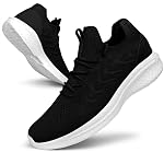 Pujcs Mens Tennis Shoes Slip on Sneakers Ligthtweight Wlking Running Shoes for Work Gym Workout Sports Atheletic