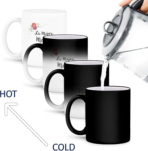 Miniatura 4 de 3dRose Floral La Mejor Mama del Mundo Española Mejor Mamá del Mundo más grande - Tazas (mug_312370_3)