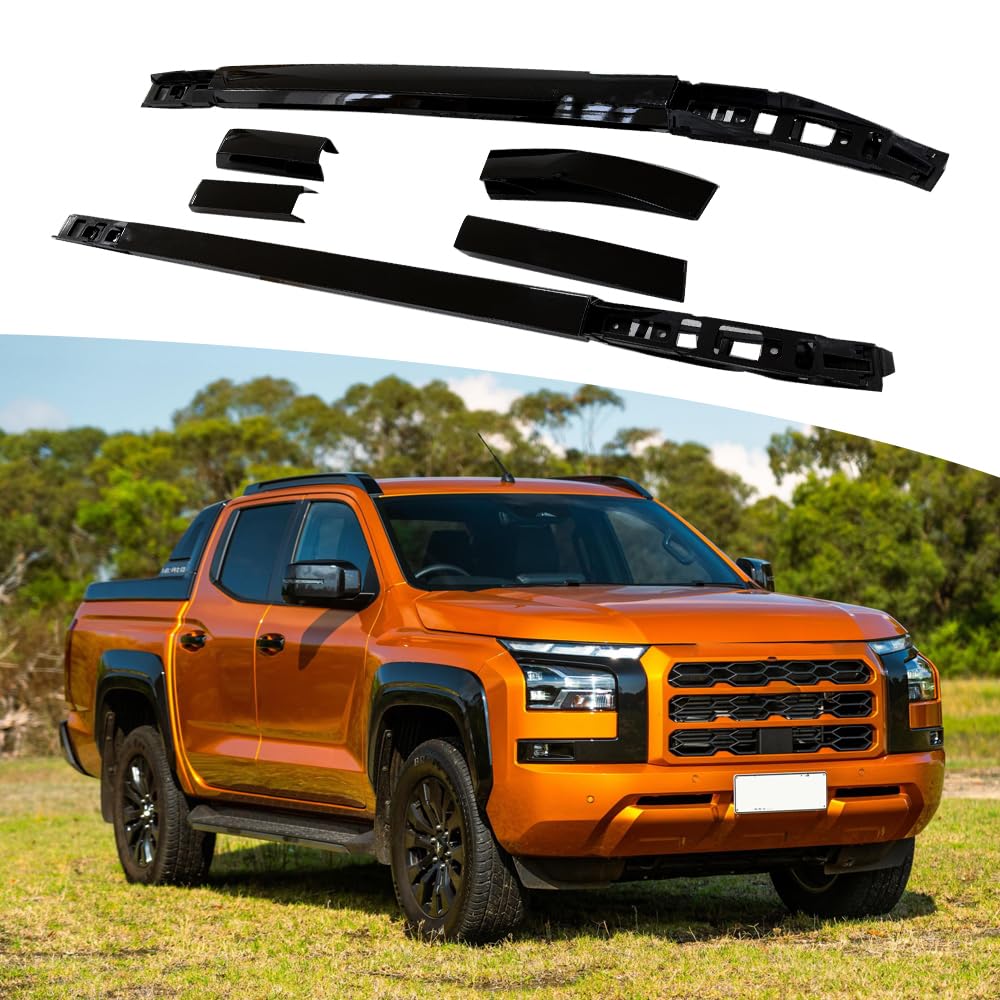 Rieles para techo compatibles con Mitsubishi Triton L200 2024 2025 2026, portaequipajes de carga de aluminio 2 piezas