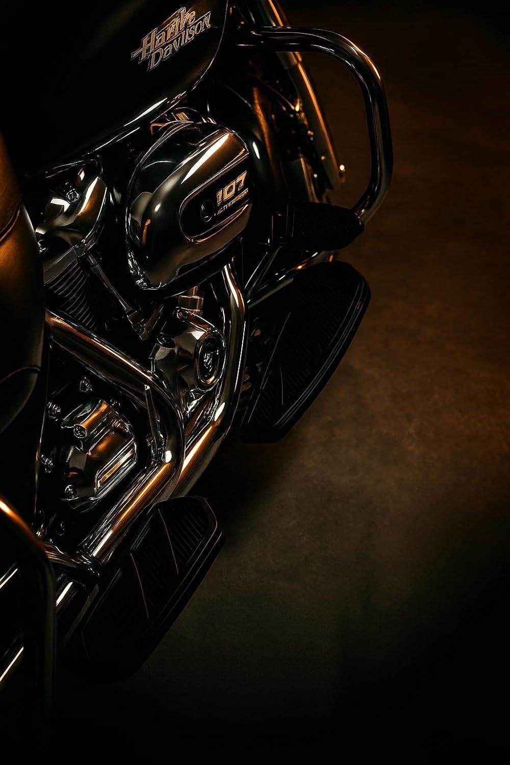 Eagle Lights IRONGRIP Floorboards for 2014-2025 Harley-Davidson® Touring Models (Black)