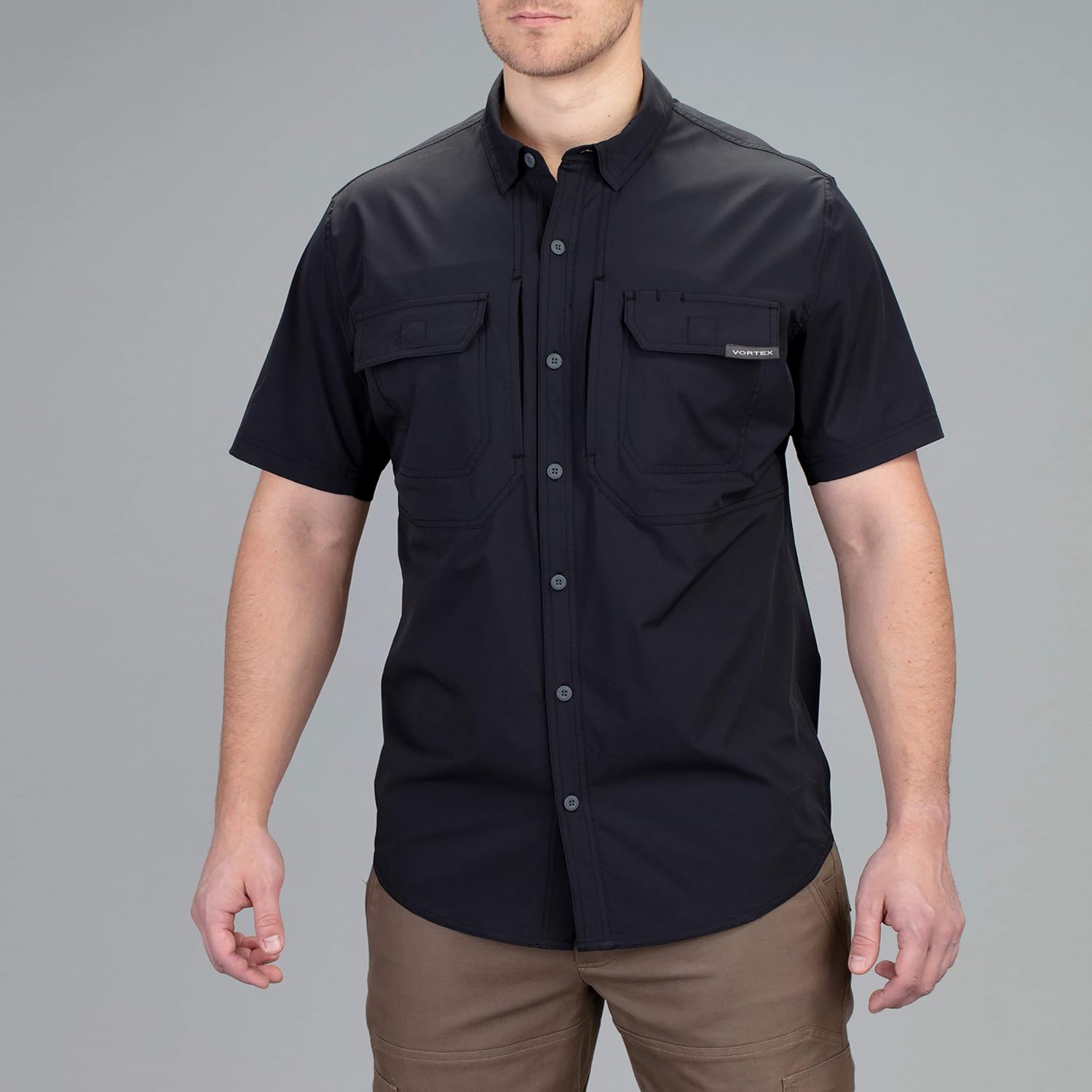 Vortex Men's Callsign Short Sleeve Shirts - UPF Sun Protection, Moisture Wicking, Stretch Fabric - Image 3
