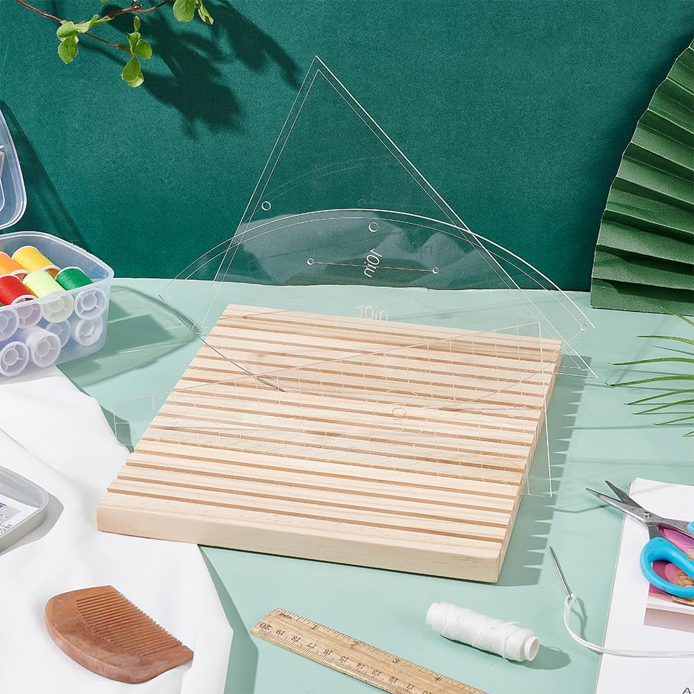 PH PandaHall Righello in legno con 18 scomparti, 20 x 21 cm, organizer