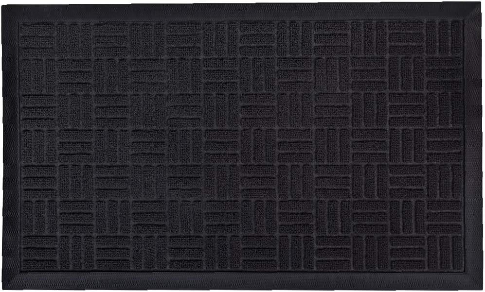 Gorilla Grip Original Durable Natural Rubber Door Mat, 23x35, Heavy