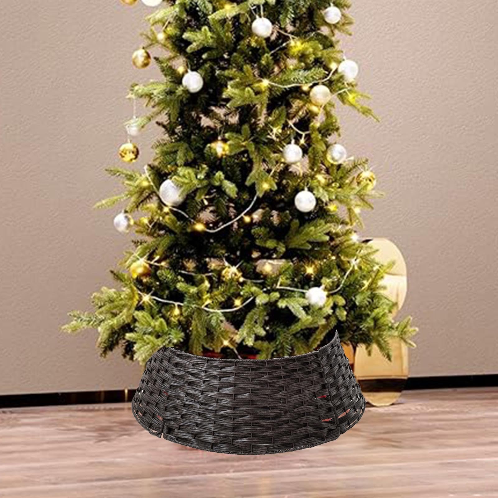Collar Para Árbol De Navidad Artificial Decoración Estacional Rústica De