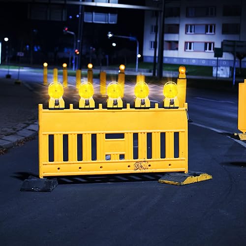 Miniatura 7 de Paquete de 10 reflectores delanteros redondos para valla de entrada, postes de puerta, remolques, reflectores de seguridad, automóviles, barcos,