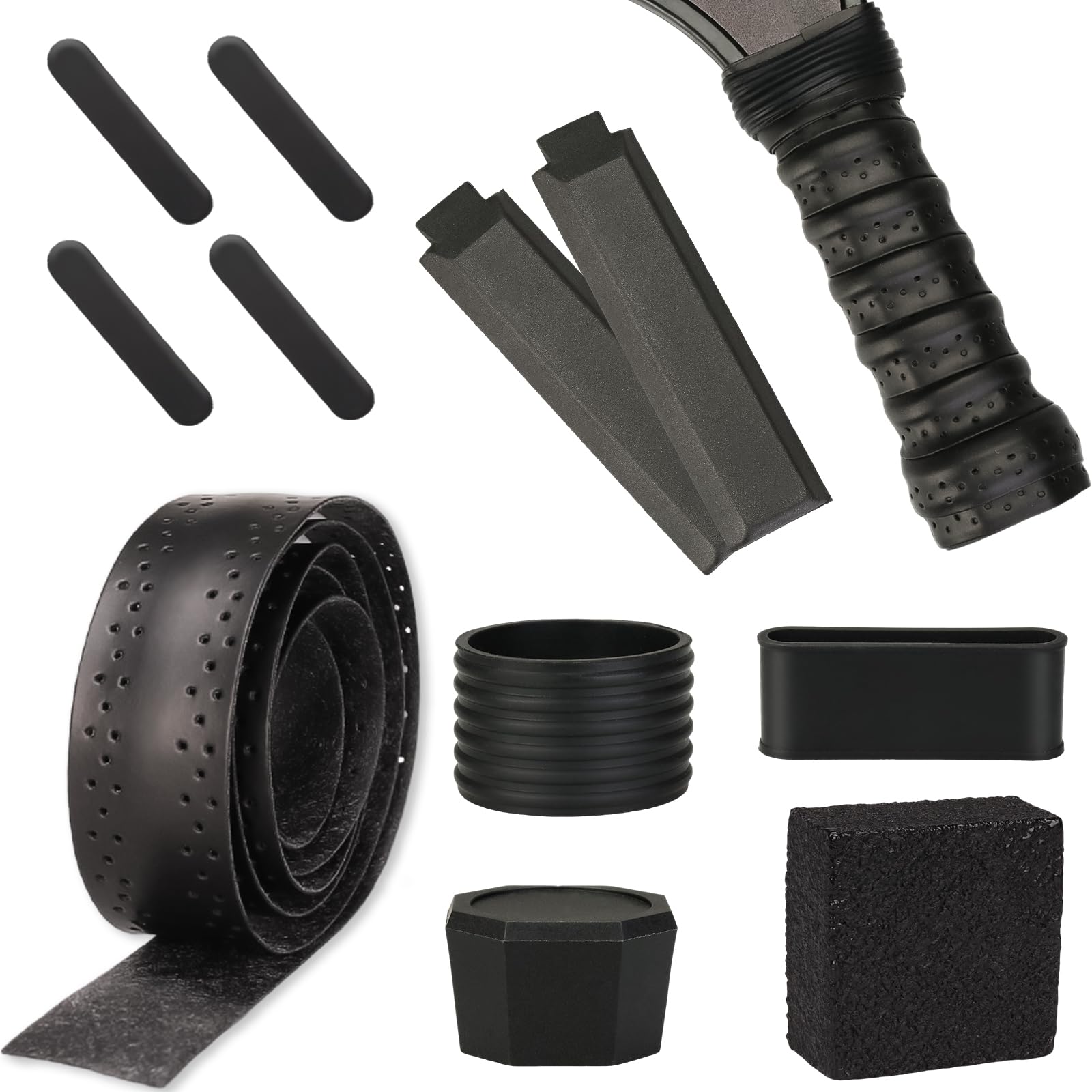 新品ピックルボール パドル　アガシエッジグリップテープ3個 ボール付き　5本在庫 最終割引！新品ピックルボールパドルアガシチャンピオングリップ