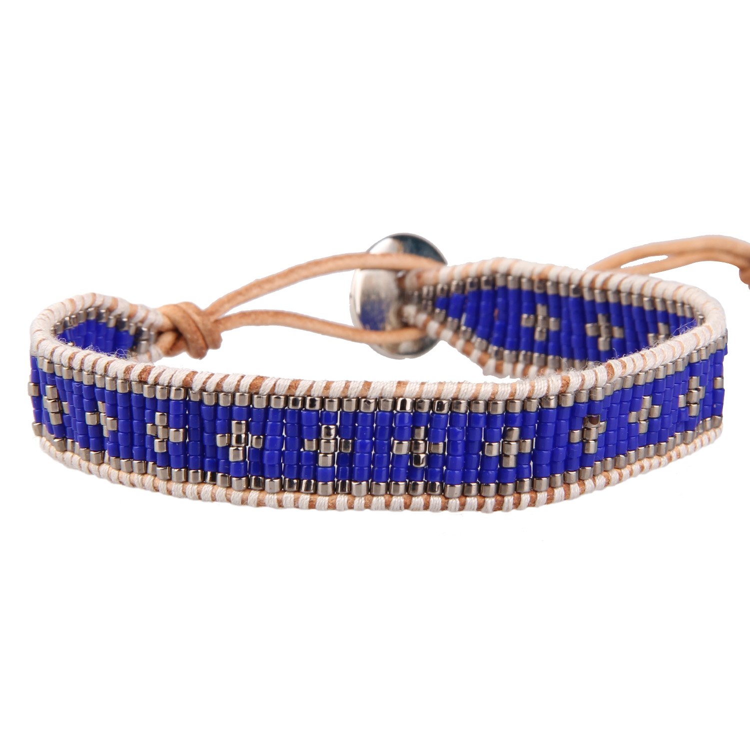 KELITCH 2 Pezzi Braccialetti Di Perline Di Semi Braccialetti Di