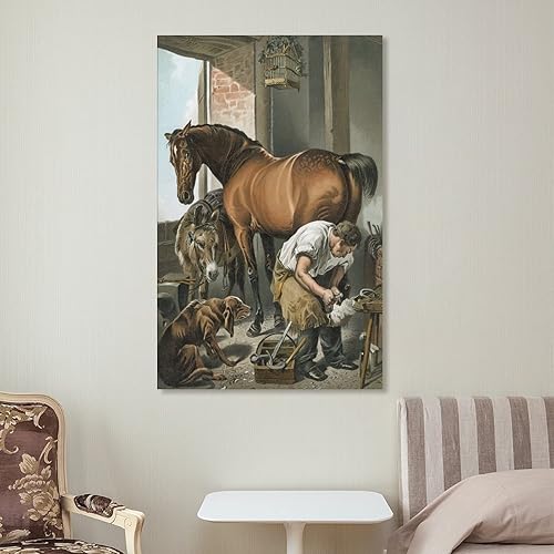 Miniatura 7 de Edwin Landseer - Póster artístico de herrero y arte de pared, póster moderno para decoración de dormitorio familiar, 12 x 18 pulgadas (11.8 x 17.7