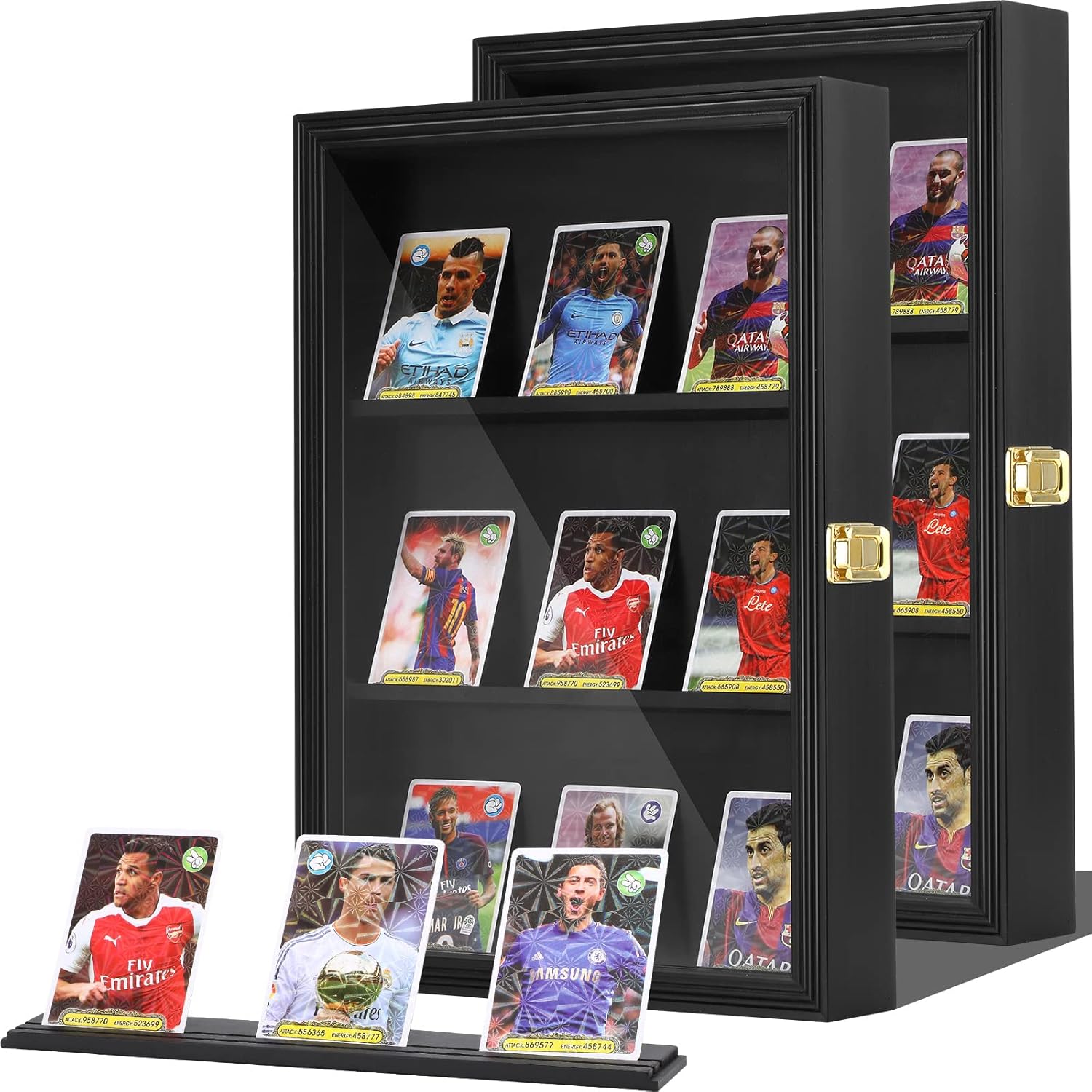 2 Pcs Baseball Card Display Case Graded Sports Card Display