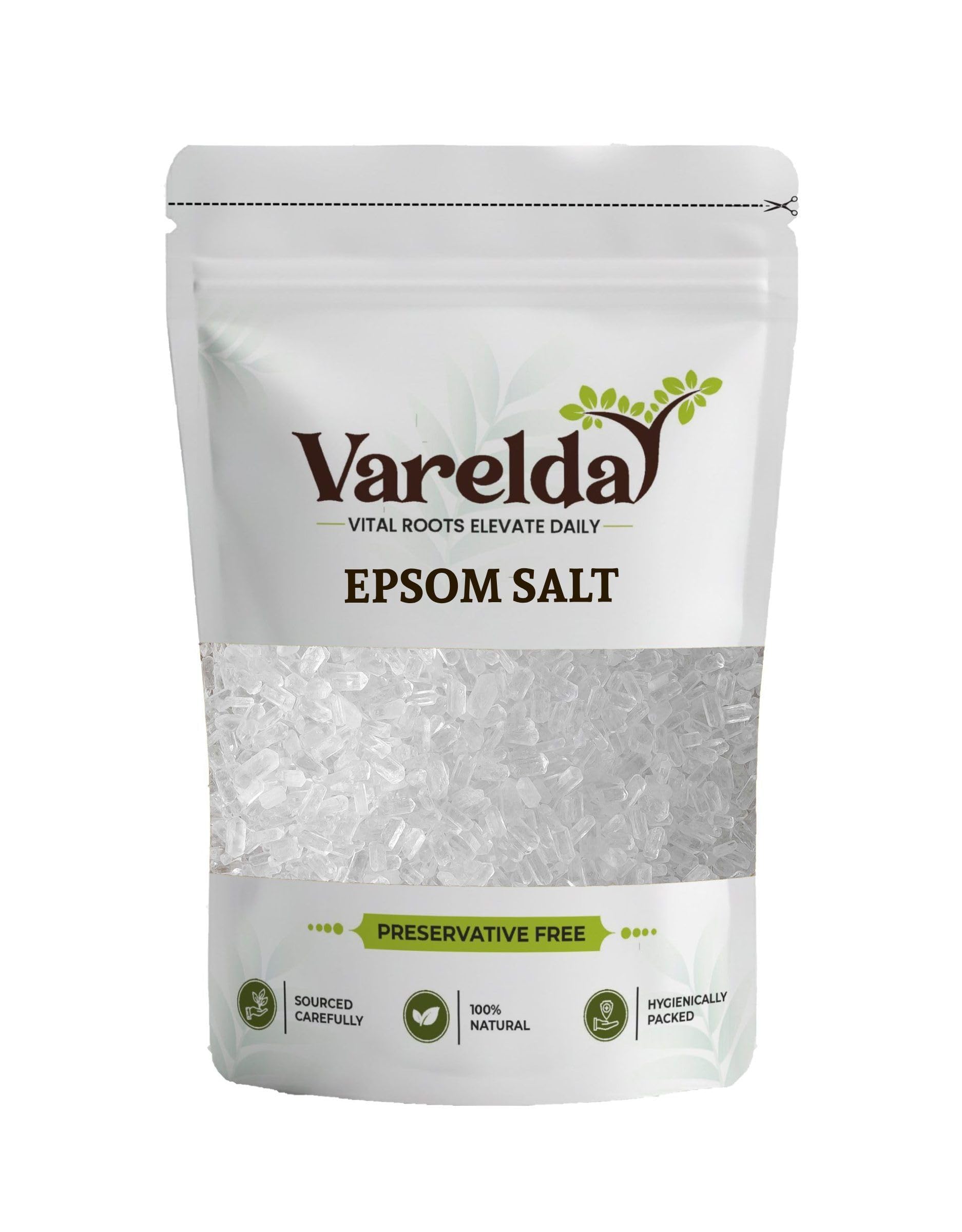 Epsom Salt - Epsom Bath Salt - Magnesium Sulfate (100 Grams)-picture-55