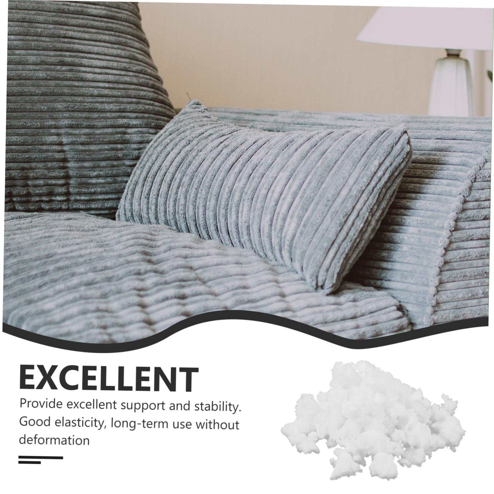 MOLUCKFU Memory Foams Pillow Filler Bean Bag Filler Beads Comfortable and Safe for Crafts