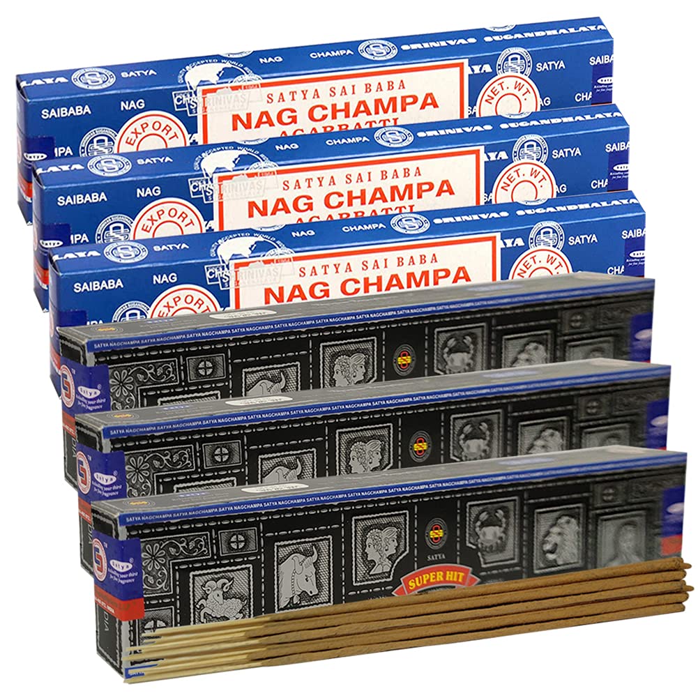 Amazon.com: Nag Champa Super Hit Incense Sticks & Holder Bundle