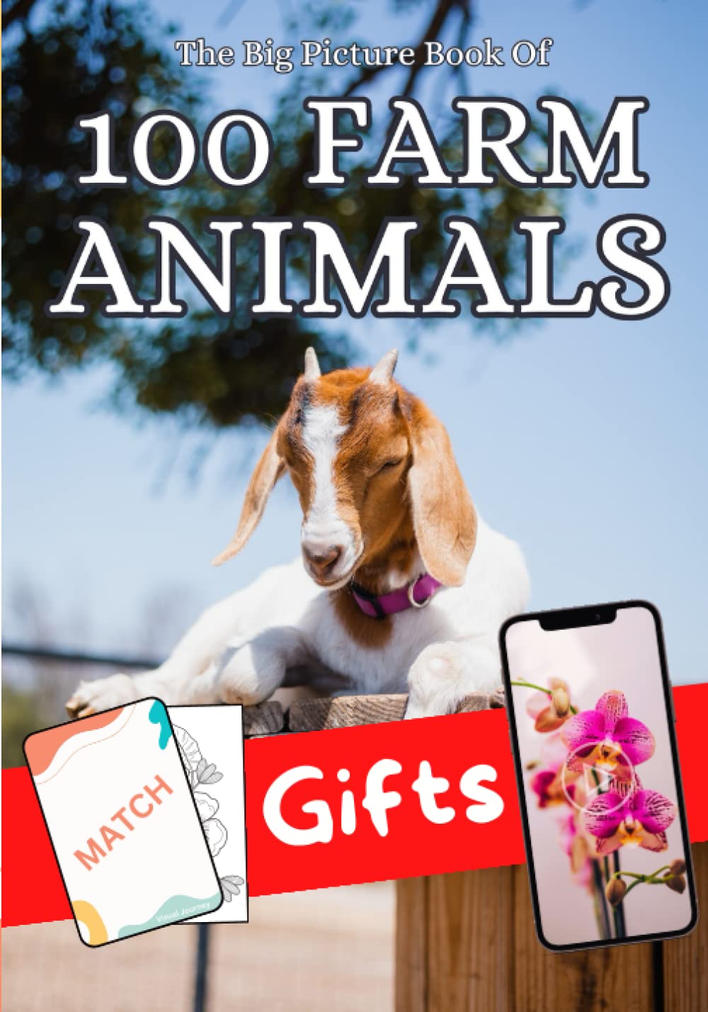 The Big Picture Book Of 100 Farm Animals: Gifts For Seniors With Dementia & Alzheimer's Disease Patients, Men & Women, And Elderly Adults To Read With Caregivers & Family