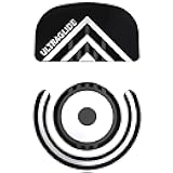 PWNAGE Ultraglide Glass Skates Feet for G Pro X Superlight GPX, Ultra-Smooth and Durable, 3M Adhesive, fit for Gaming Mouse Black and White