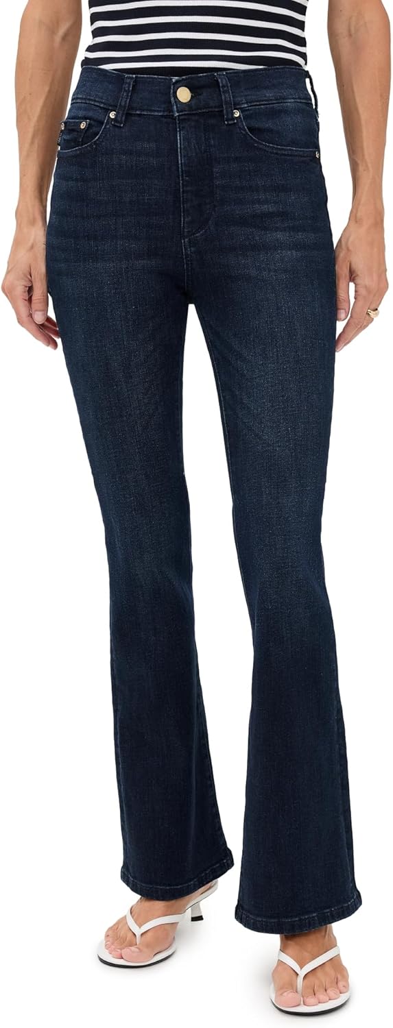 DL1961 Women's Bridget Bootcut Petite High Rise Instasculpt Jeans