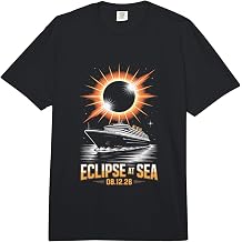 Eclipse August 2026 Cruise Ship Ocean Voyage Comfort Colors Adult Heavyweight T-Shirt
