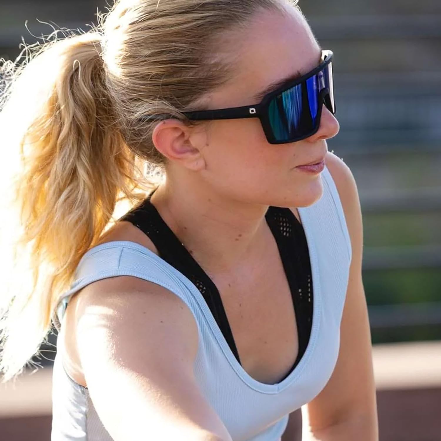 Optic Nerve FixiePHENOM Premium Performance Sport Sunglasses - Lightweight Frame, UV Protection, Anti-Glare - Unisex Fit