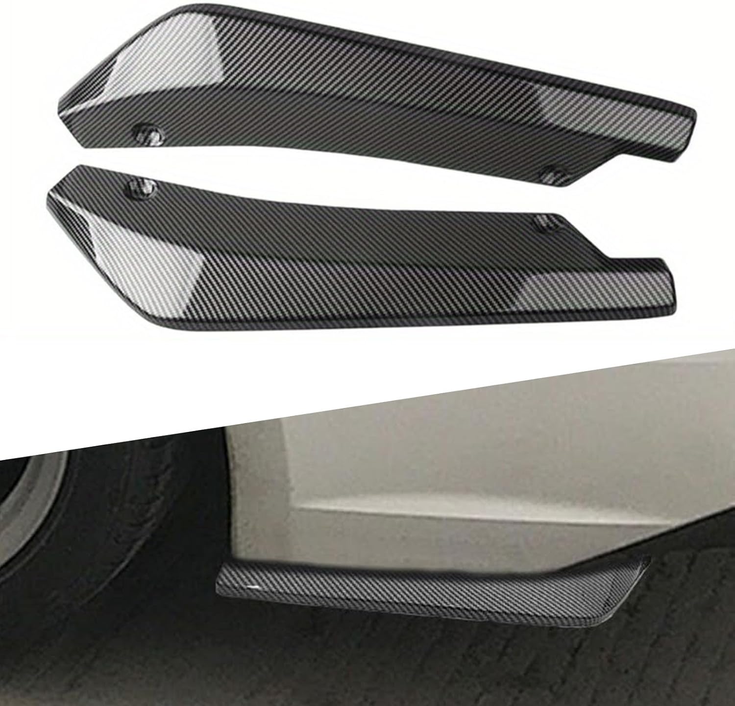 1 Pair Rear Bumper Lip Splitter, Compatible with Benz GLC 200 4MATIC ...