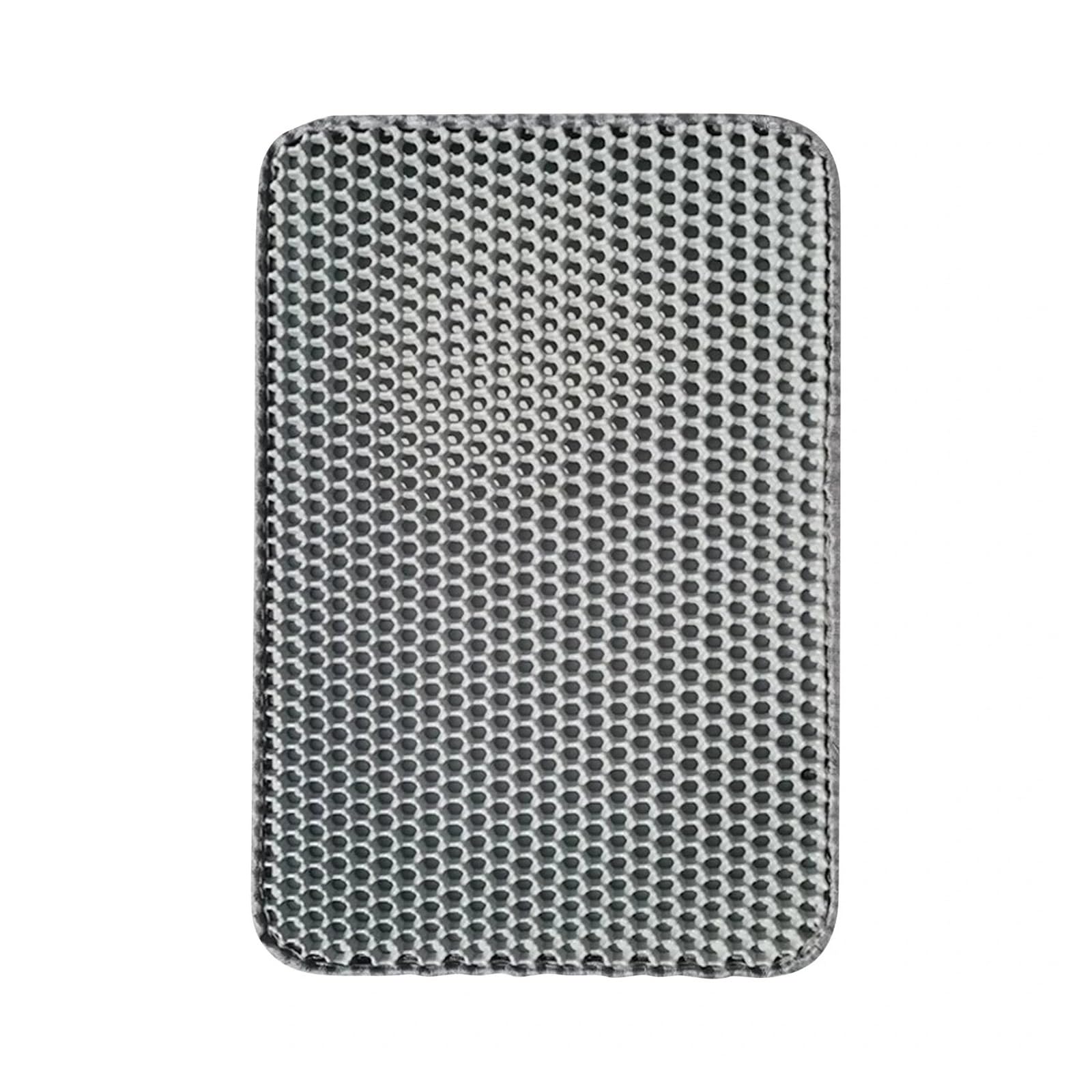 Large Size Cat Litter Mat Pet Toilet Trapping Double Layer Cats Box Pad Product(Grey,60X90CM)