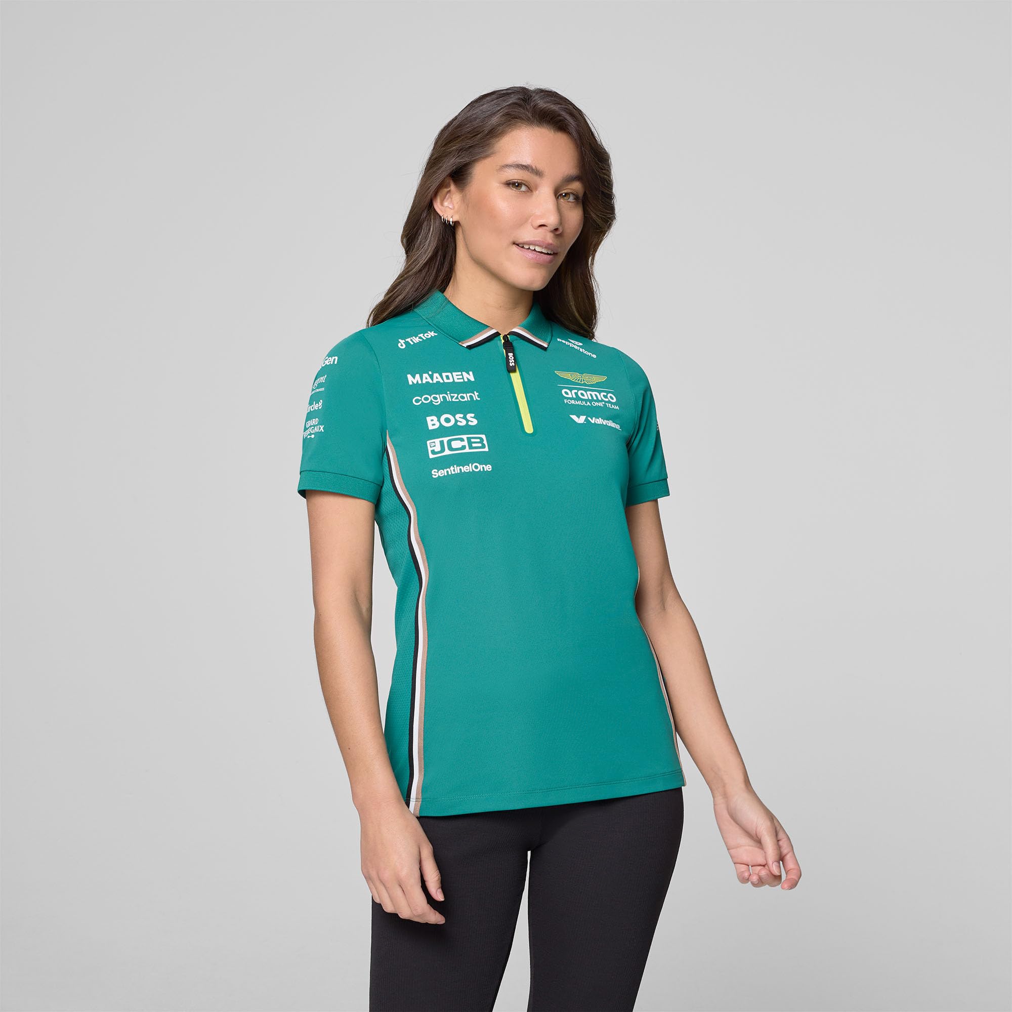 Aston Martin F1 2025 Polo del Equipo para Mujer