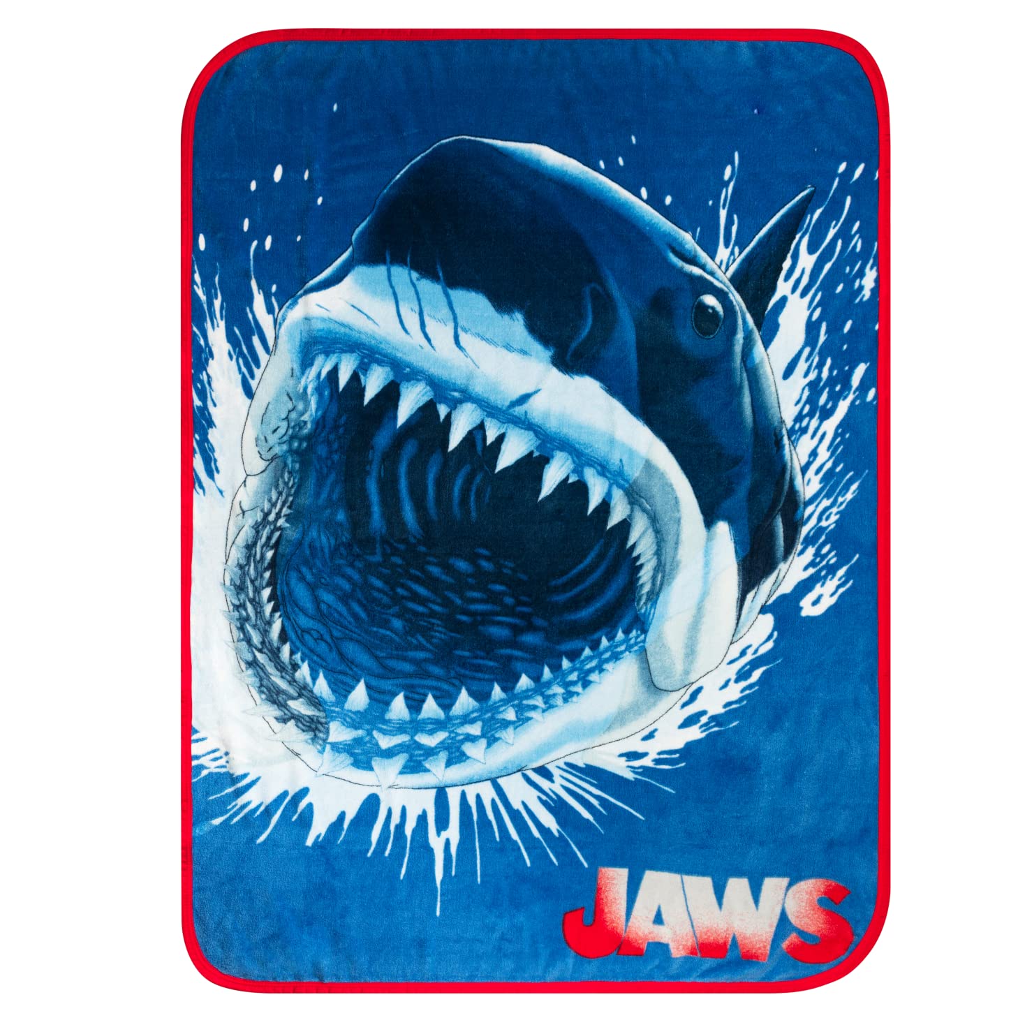 Couvre-lit Jaws Franco d'une douceur exceptionnelle en micro raschel 117x152 cm
