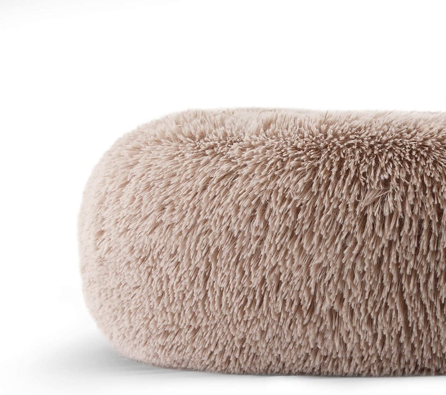 Cat Beds for Indoor Cats - Cat Bed Washable 20/24 inches, Dog Beds for Small Medium Dogs, Anti Anxiety Round Fluffy Plush Faux Fur Cat Bed,Thick Bottom Keep Pets Off The Cold Tile
