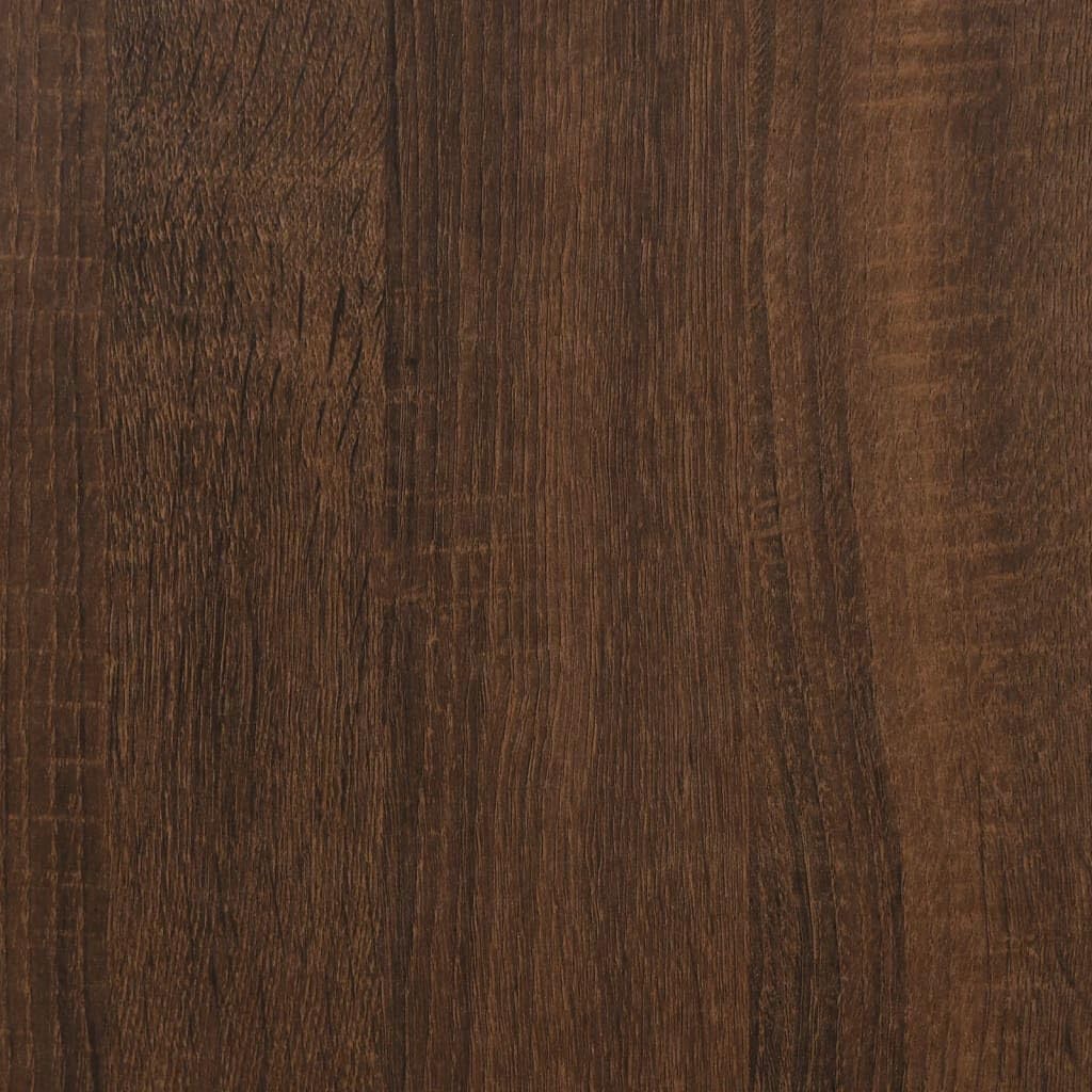 Set di 2 mensole da parete sospese, effetto rovere, 50 x 15 x 50 cm, in legno, con scomparti aperti, per soggiorno e ufficio, scaffali sospesi moderni per decorazioni e libri